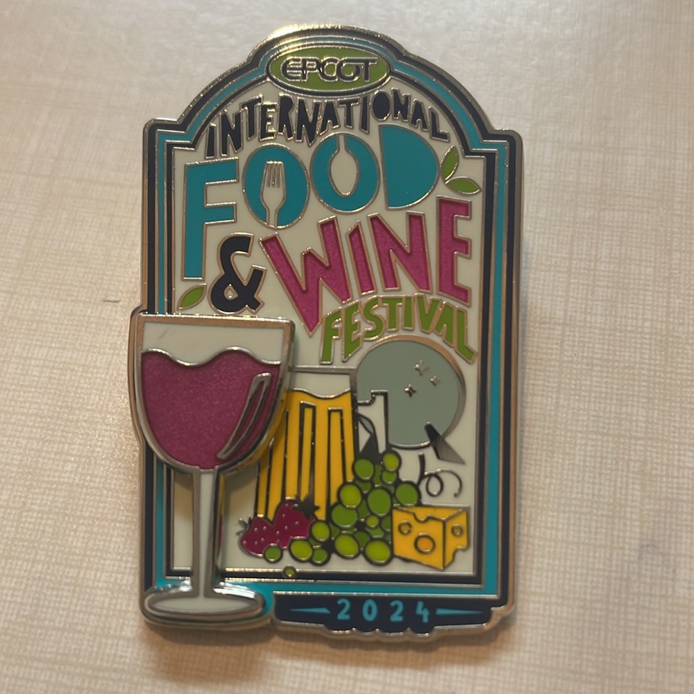 🟩 Disney Trading Pin EPCOT Food & Wine Festival 2024 (NWT) - Picture 4 of 4